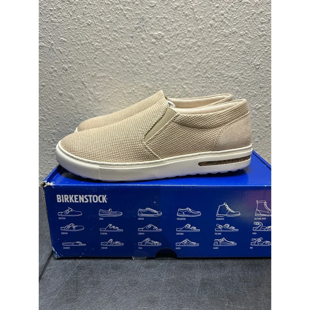 Birkenstock Oswego Textile Sandcastle Beige EU 41 US L10 M8 Mens Womens